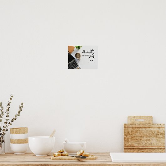 hallo poster (Keuken)