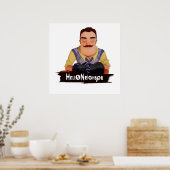 hallo poster (Keuken)