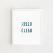 hallo Poster "oceaan"
