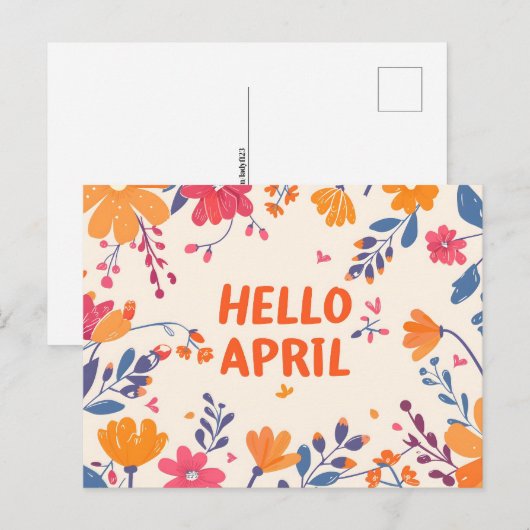 Hallo, Postkruising Briefkaart (Voorkant / Achterkant)