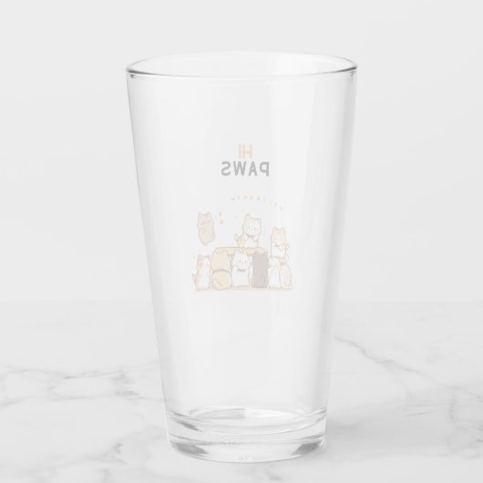 Hallo poten glas (Achterkant)