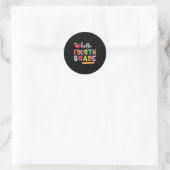 Hallo Potlood vierde leerkracht student 4e Afstude Ronde Sticker (Tas)