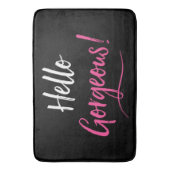 "Hallo Prachtig!" Badmat (Voorkant Verticaal)