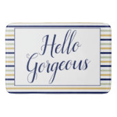 Hallo Prachtig groot Badmat (Voorkant)