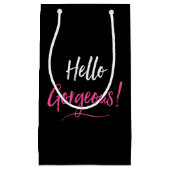 "Hallo Prachtig!" Klein Cadeauzakje (Voorkant)