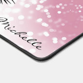 Hallo Prachtig - Mooie roze ogen - Personaliseer Bureaumat (Hoek)