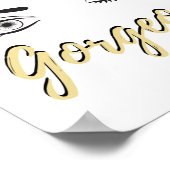 hallo Prachtig! - Motivatie Poster aan de muur (Hoek)