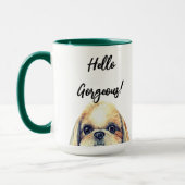 Hallo Prachtig! | Schattigee Waterverf Shih Tzu Do Mok (Links)