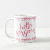 Hallo Prachtig van The Spotted Olive Koffiemok (Links)