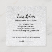 hallo prachtige 3D Gold Script Salon Referral (Achterkant)