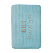 hallo prachtige afbeelding en trendy boho design badmat (Voorkant Verticaal)