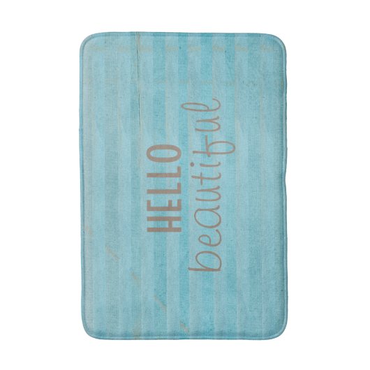 hallo prachtige afbeelding en trendy boho design badmat (Voorkant Verticaal)