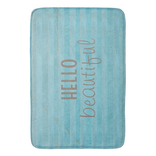 hallo prachtige afbeelding en trendy boho design badmat (Voorkant Verticaal)