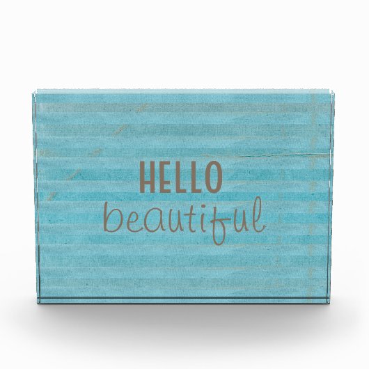 hallo prachtige afbeelding en trendy boho design fotoblokken (Voorkant)