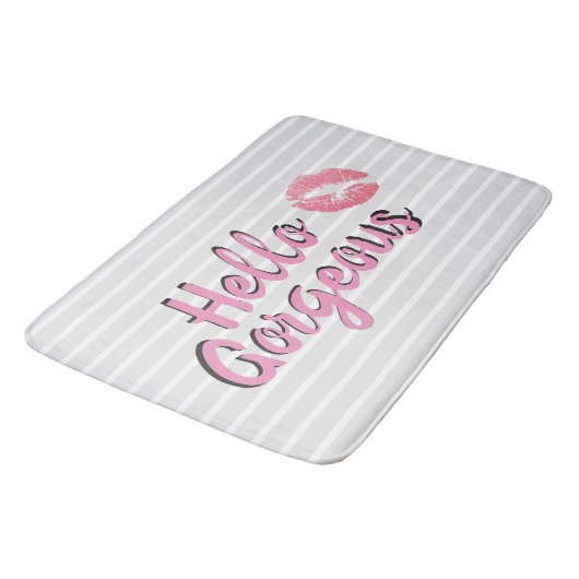 hallo Prachtige Bath Mat (Gekanteld)