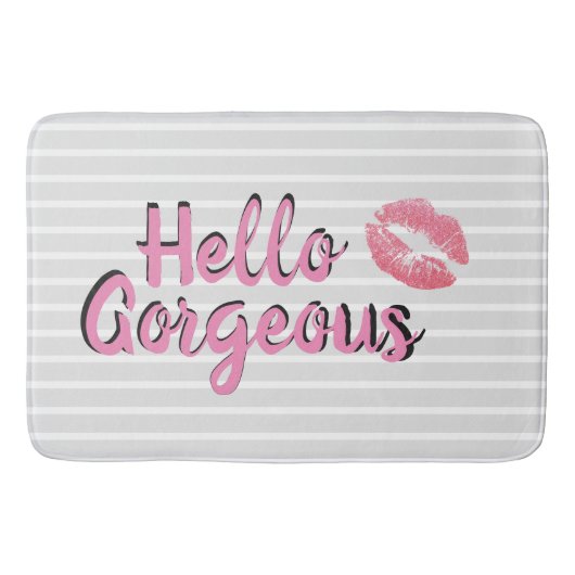 hallo Prachtige Bath Mat (Voorkant)