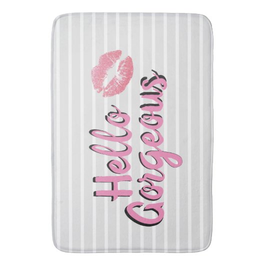 hallo Prachtige Bath Mat (Voorkant Verticaal)