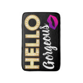 hallo Prachtige Bath mat (Voorkant Verticaal)