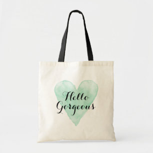hallo prachtige canvas tas met het hart van de mun