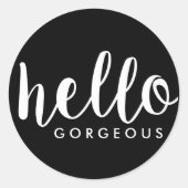 Hallo < Prachtige  Envelop Seal Sticker (Voorkant)