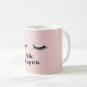 hallo Prachtige Eye Lashes Koffiemok (Voorkant rechts)