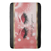 hallo - Prachtige Eyelashes met rood Badmat (Voorkant Verticaal)
