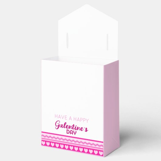 Hallo Prachtige Galentine’s Day Schattige roze har Bedankdoosjes (Geopend)