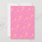 Hallo Prachtige Galentine's Day Pink Kaart (Achterkant)