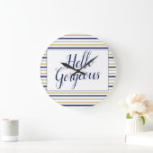 Hallo Prachtige gestreepte  Grote Klok (Huis)