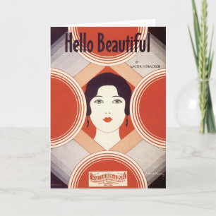 hallo prachtige Hoesje Kaart