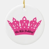 "Hallo Prachtige" keramische Ornamenten (Achterkant)