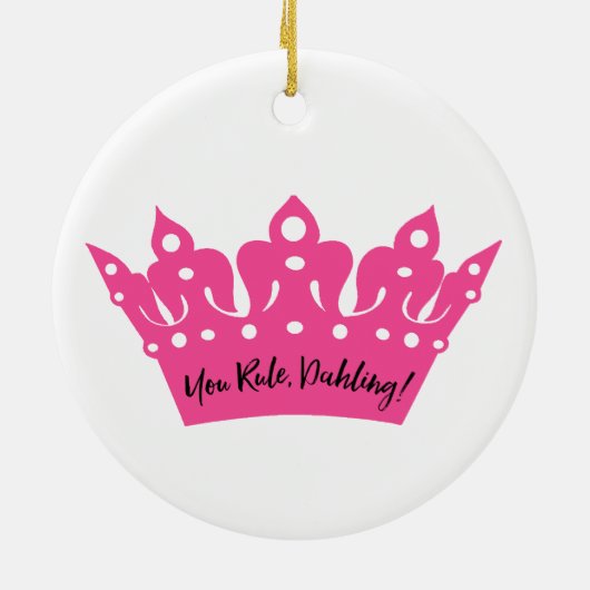 "Hallo Prachtige" keramische Ornamenten (Achterkant)