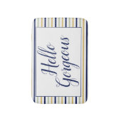 Hallo Prachtige kleine badmat (Voorkant Verticaal)