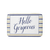 Hallo Prachtige kleine badmat (Voorkant)