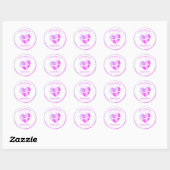 Hallo Prachtige Lippenstift Paarse Sticker (Vel)