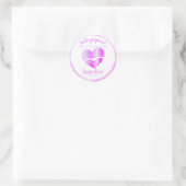 Hallo Prachtige Lippenstift Paarse Sticker (Tas)