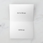 hallo prachtige Lovely Lady Face Drawing Typografi Kaart (Binnen)