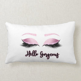 hallo prachtige lumbar kussen in roze accenten