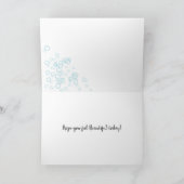 Hallo Prachtige Mermaid Aanmoediging Kaart (Binnen)