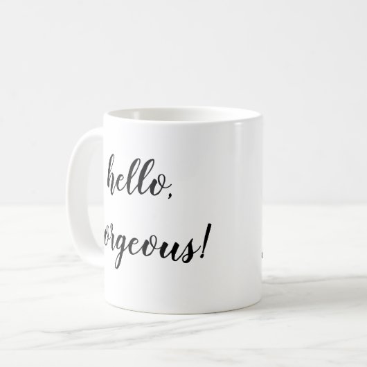 hallo prachtige mok (Voorkant links)