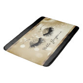 hallo Prachtige - Prachtige Eyelashes met goud Badmat (Gekanteld)