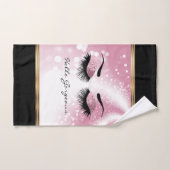 hallo Prachtige - Prachtige Eyelashes met roze Bad Handdoek (Handdoek)