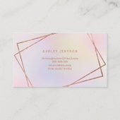 hallo prachtige roos gouden bergen visitekaartje (Achterkant)