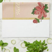 hallo prachtige Roos handdoek (Gevouwen)