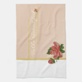 hallo prachtige Roos handdoek (Verticaal)