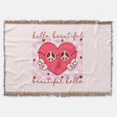 hallo prachtige roze harthart deken (Voorkant)
