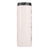 hallo prachtige roze harthart thermosbeker (Achterkant)