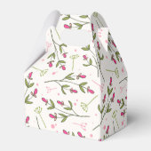 hallo prachtige  Roze Sinaasappel Wildlflower Bedankdoosjes (Achterkant)