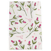 hallo prachtige Roze Sinaasappel Wildlflower Medium Cadeauzakje (Achterkant)