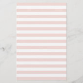 hallo prachtige roze streep en blush Peony Flyer (Achterkant)